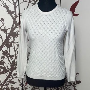 BUFFALO David Bitton Size Small White Long Sleeve with Beautiful Design $15